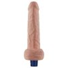 9 REAL SOFTEE Rechargeable TPE Vibrating Dildo(Flesh)